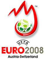 Logomarca da Eurocopa de 2008 realizada na ustria e Sua