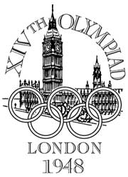 Emblem - London 1948 - Games of the XIV Olympiad - Summer Olympic Games