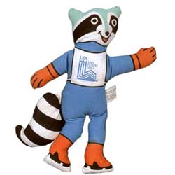 Mascot of 1980 Winter Olympic Games in Lake Placid - USA