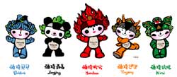 Mascots - Beijing 2008 - Games of the XXIX Olympiad - China - Summer Olympic Games 2008