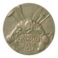 Medal reverse - Paris 1924 - Games of the VIII Olympiad - Summer Olympic Games