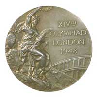 Medal obverse - London 1948 - Games of the XIV Olympiad - Summer Olympic Games