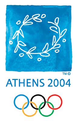 Poster promoting the Olympic Games - Athens 2004