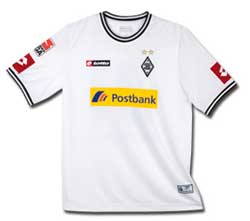 Uniforme 1 do Borussia Mnchengladbach - Temporada 2011/2012