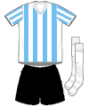 Uniforme 1 da seleo da Argentina