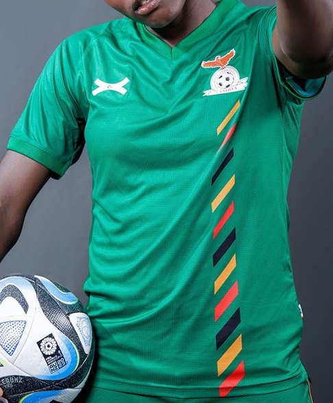 Uniforme 1 da Seleo da Zmbia para a Copa do Mundo Feminina de 2023