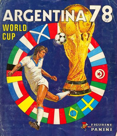 lbum de figurinhas oficial da Copa do Mundo de 1978