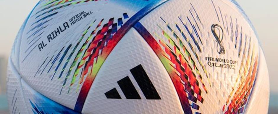 Adidas Al Rihla - Bola Oficial da Copa do Mundo de 2022 no Catar (Qatar) - Foto: 