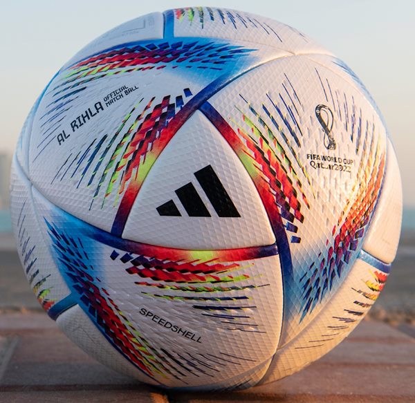 Adidas Al Rihla - Bola Oficial da Copa do Mundo de 2022 no Catar (Qatar)