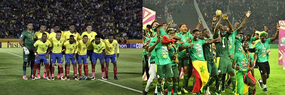 Jogo Equador 1 x 2 Senegal vlido pela terceira rodada do Grupo A da Primeira Fase da Copa do Mundo de 2022 no Catar (Qatar) - Fotos: Agencia de Noticias ANDES e Jeanpierrekepseu