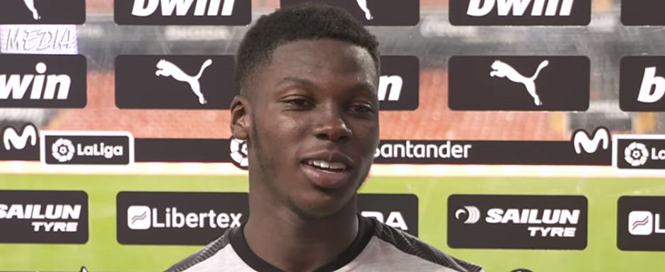 Yunus Musah - Jogador da Seleo dos Estados Unidos na Copa do Mundo de Futebol de 2022 no Catar (Qatar) - Foto: Valencia CF/YouTube