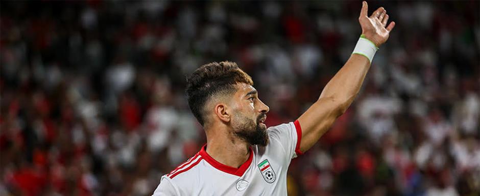 Ramin Rezaeian - Jogador da Seleo do Ir na Copa do Mundo de Futebol de 2022 no Catar (Qatar) - Foto: Parto Joghataee