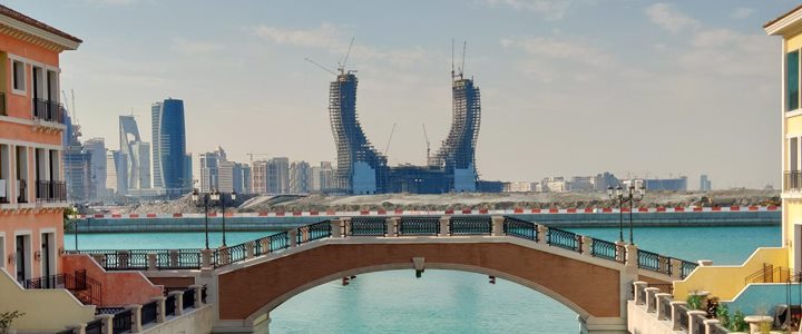 Cidade de Lusail - Uma das cidades-sede da Copa do Mundo de Futebol de 2022 no Catar (Qatar) - Foto: km2bp