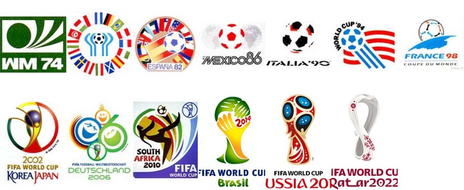 Logotipos da Copa do Mundo de Futebol - Foto: 