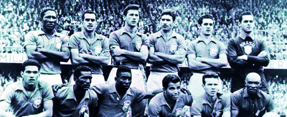 Seleo Brasileira, campe da Copa do Mundo de Futebol de 1958 na Sucia - Foto: Arquivo Nacional