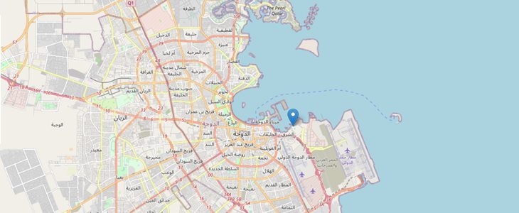 Estdio 974 em Doha - Estdio da Copa do Mundo de Futebol de 2022 no Catar (Qatar) - Foto: OpenStreetMap