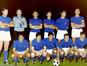 Itlia - Campe da Eurocopa de 1968 realizada na Itlia
