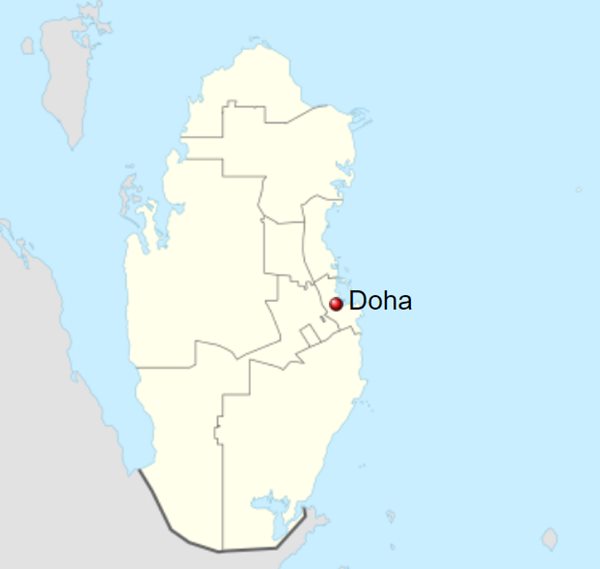 Mapa de Doha - Imagem: NordNordWest