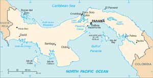 Mapa do Panam
