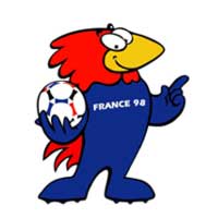 Footix - Mascote da Copa do Mundo de 1998 na Frana - 16 Copa do Mundo FIFA