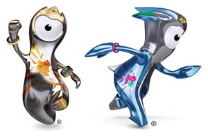 Wenlock e Mandeville - Mascotes dos Jogos Olmpicos de Londres 2012