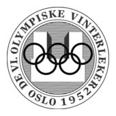 Pster dos Jogos Olmpicos de Inverno - Oslo 1952