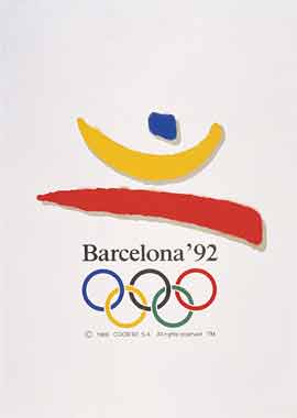 Pster dos Jogos Olmpicos de Vero - Barcelona 1992