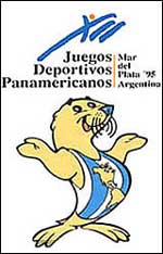Pster dos Jogos Pan-Americanos de Mar del Plata - 1995