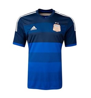 Uniforme 2 da Seleo da Argentina para a Copa do Mundo de 2014