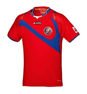 Uniforme 2 da Seleo da Costa Rica para a Copa do Mundo de 2014