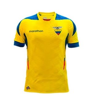 Uniforme 1 da Seleo do Equador para a Copa do Mundo de 2014