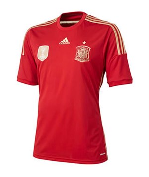 Uniforme 1 da Seleo da Espanha para a Copa do Mundo de 2014